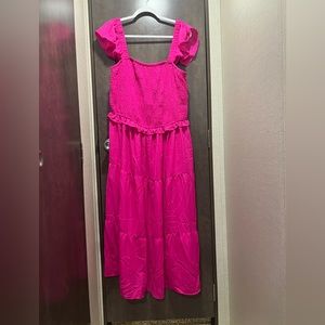 HOT PINK SUMMER DRESS
